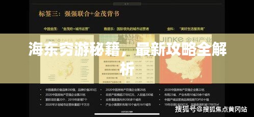 海东穷游秘籍，最新攻略全解析