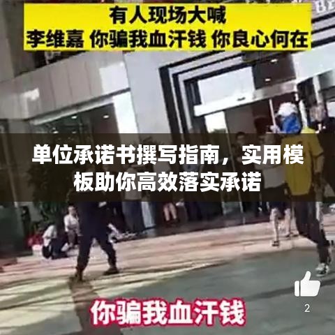 单位承诺书撰写指南，实用模板助你高效落实承诺