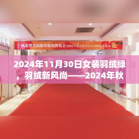 2024年秋季女装绿色羽绒外套深度解析，羽绒新风尚引领时尚潮流