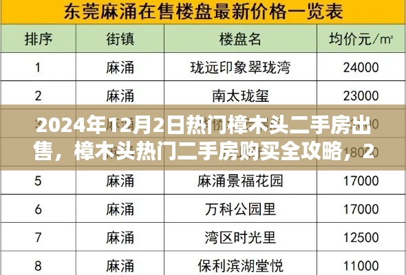 樟木头热门二手房购买指南，2024年12月2日购房步骤详解与全攻略