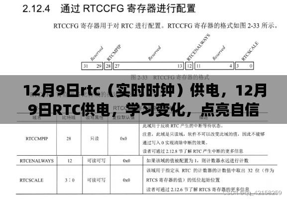 点亮自信之光，学习变化与RTC供电之旅的启示（12月9日）