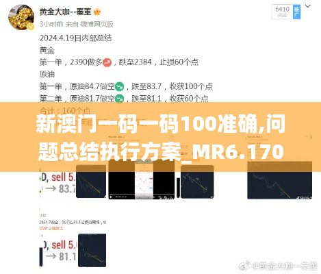 新澳门一码一码100准确,问题总结执行方案_MR6.170