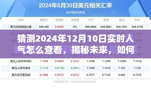 揭秘未来，如何查看2024年12月10日实时人气指数详解与实时人气预测技巧