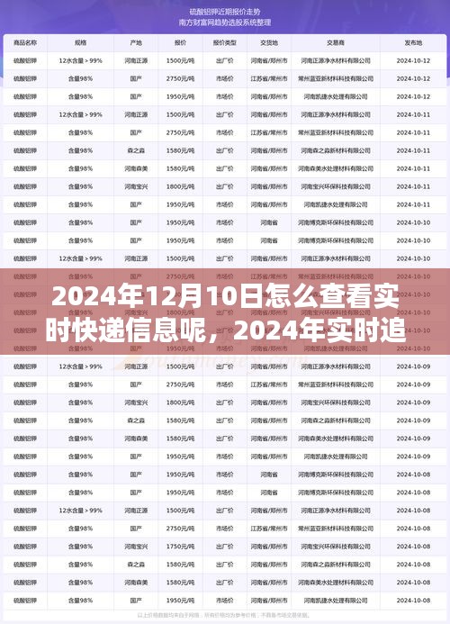 掌握包裹动态，如何查看2024年实时快递信息