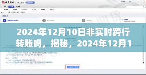 揭秘，2024年12月10日非实时跨行转账操作指南及注意事项