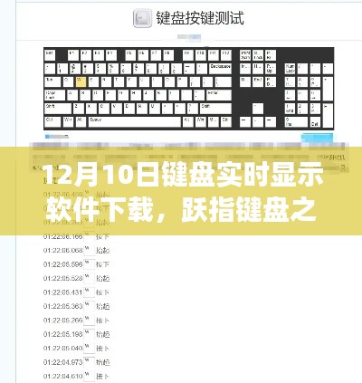 跃指键盘之巅，实时显示软件下载之旅与自我超越之路（12月10日键盘版）