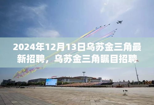 乌苏金三角瞩目招聘启事，2024年全新职位等你来挑战！