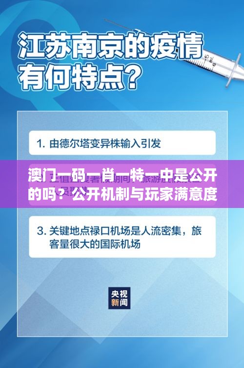 澳门一码一肖一特一中是公开的吗？公开机制与玩家满意度调查