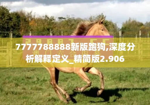 7777788888新版跑狗,深度分析解释定义_精简版2.906