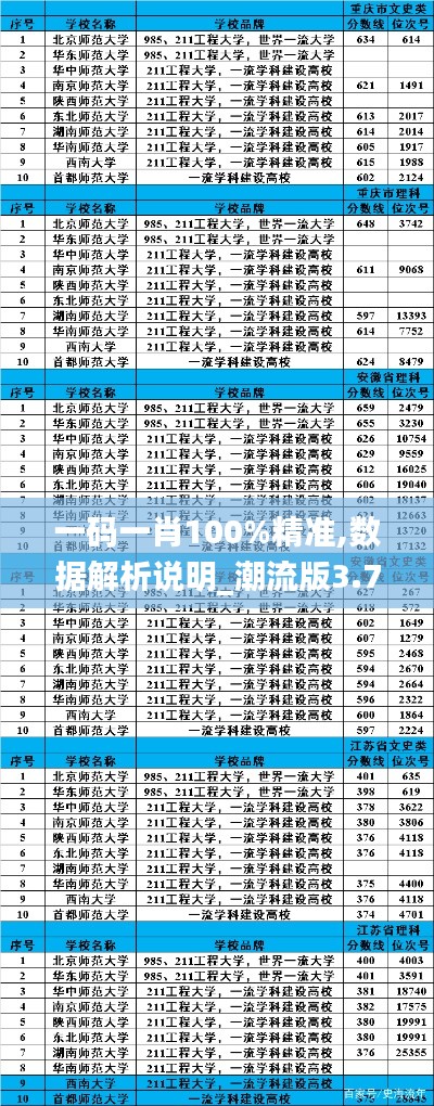 一码一肖100%精准,数据解析说明_潮流版3.743