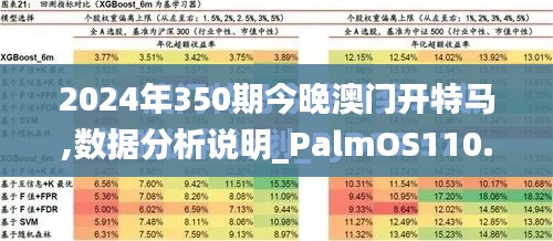 2024年350期今晚澳门开特马,数据分析说明_PalmOS110.615