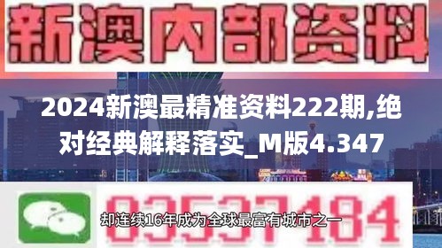 2024新澳最精准资料222期,绝对经典解释落实_M版4.347