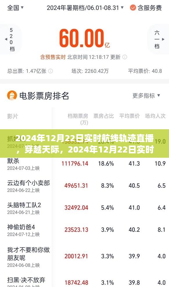 穿越天际的奇妙之旅，2024年12月22日实时航线轨迹直播