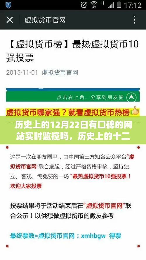 历史上的十二月二十二日，网站实时监控的里程碑事件及其影响