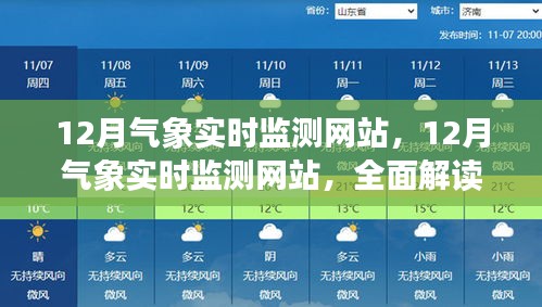 全面解读气象变化，12月气象实时监测网站为您护航生活