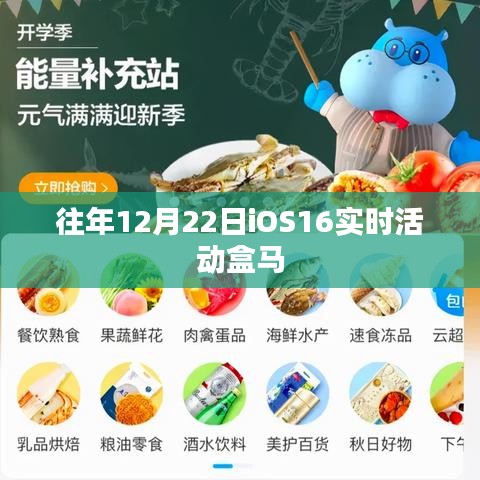 关于iOS 16实时活动盒马的信息揭秘