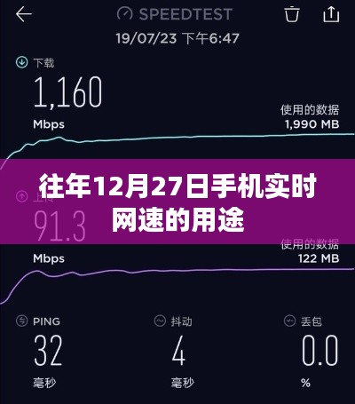 手机实时网速在年末的用途与价值