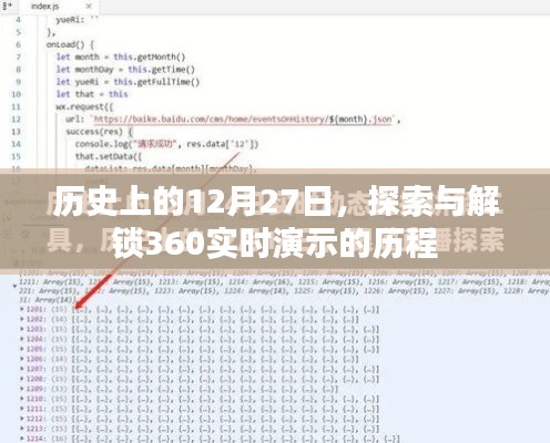 历史上的大日子，探索与解锁360实时演示历程