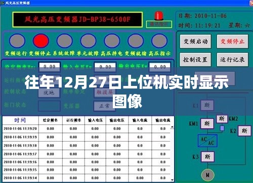 上位机实时图像展示，历年12月27日数据可视化