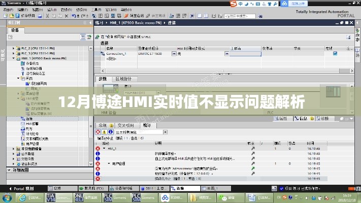 博途HMI实时值不显示问题解析及解决策略