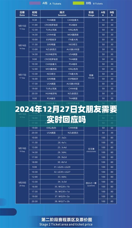 实时回应女朋友的重要性，在交往中的必要性探讨（2024年）