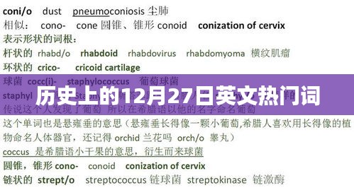 历史上的大事件，探寻英文热门词背后的故事