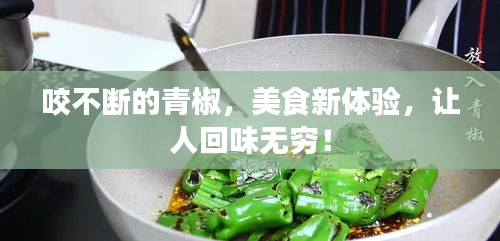 咬不断的青椒，美食新体验，让人回味无穷！