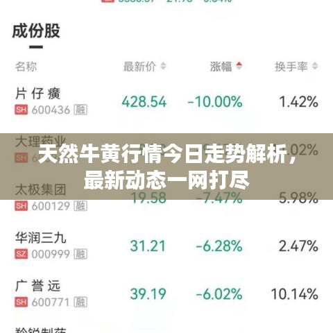 天然牛黄行情今日走势解析，最新动态一网打尽