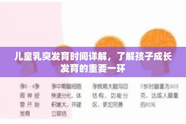 儿童乳突发育时间详解，了解孩子成长发育的重要一环