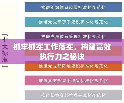 抓牢抓实工作落实，构建高效执行力之秘诀