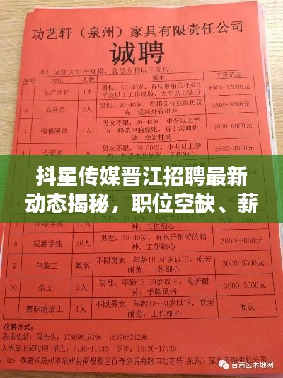 抖星传媒晋江招聘最新动态揭秘，职位空缺、薪资待遇及申请指南