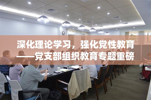 深化理论学习，强化党性教育——党支部组织教育专题重磅来袭！