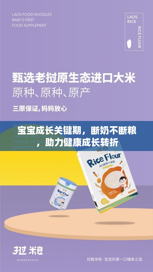 宝宝成长关键期，断奶不断粮，助力健康成长转折